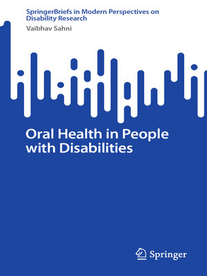 cover image of Oral Health in People with Disabilities